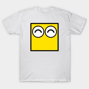 Kubi - the square emoticons - Yellow, the smiley face T-Shirt